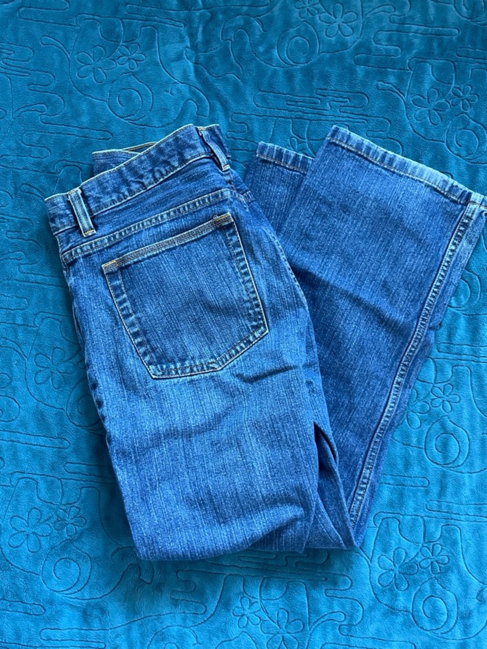 Van Heusen Men’s Straight Blue Denim Jeans